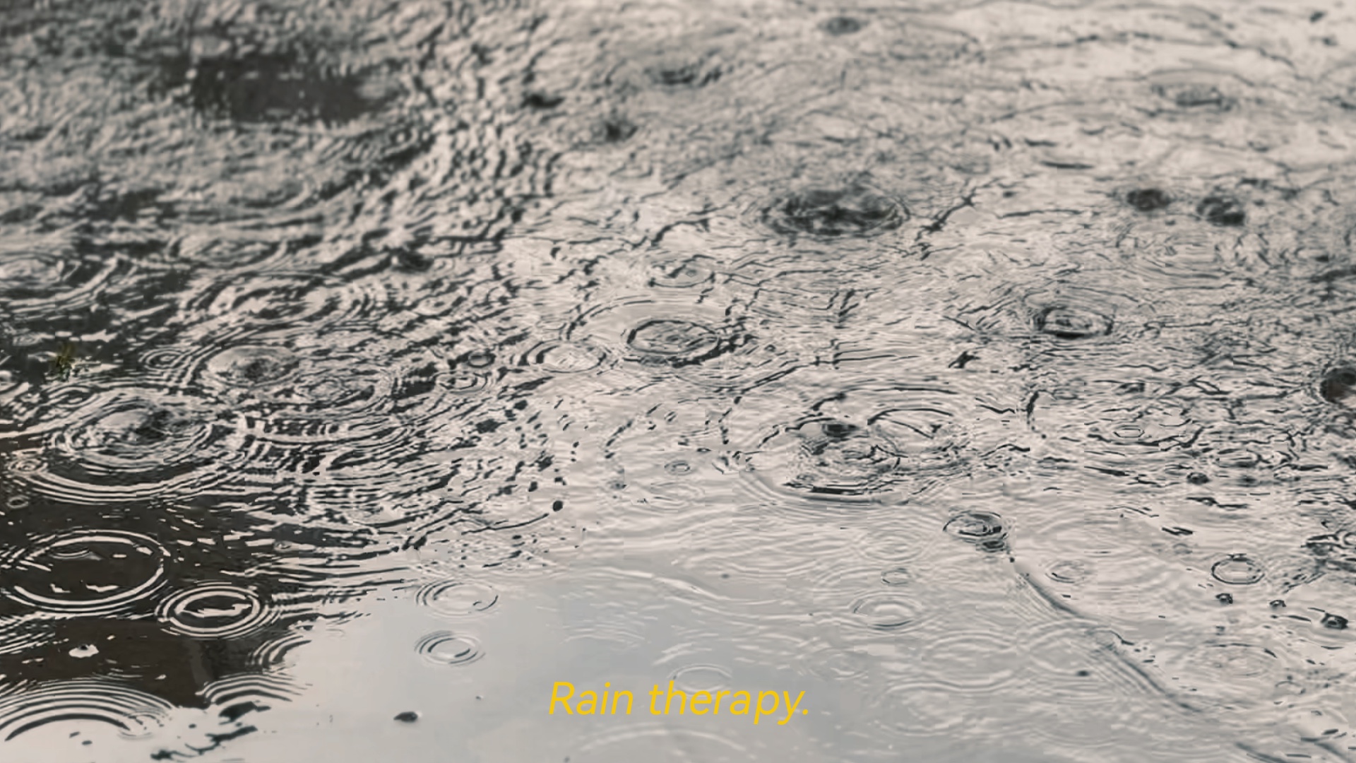 Rain therapy
