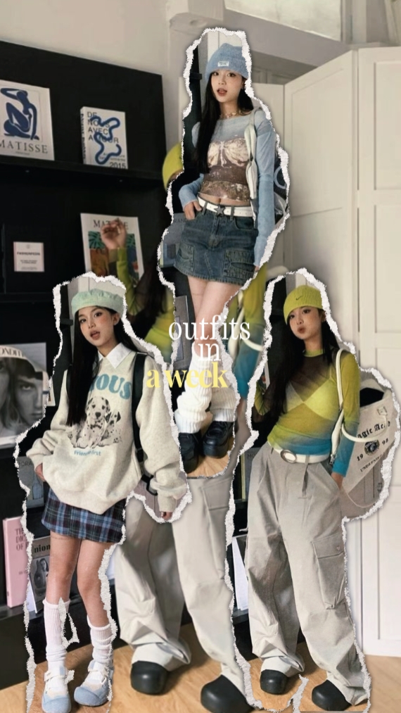 tenues en une semaine 