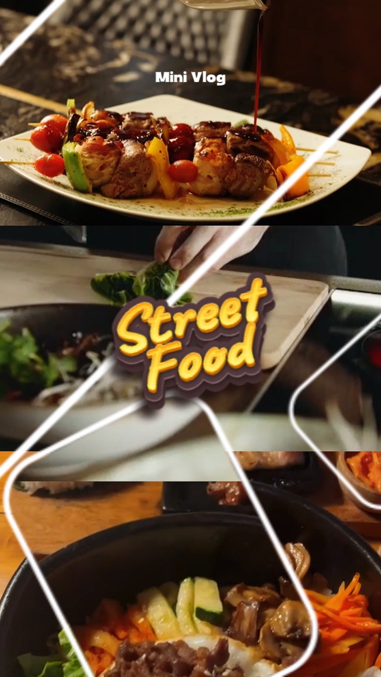 Vlog de comida de rua