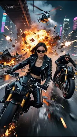 Action Movie Scene
