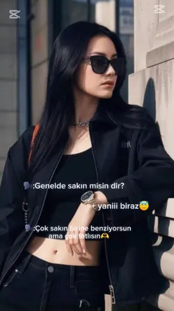 çok sakin biriyimdir