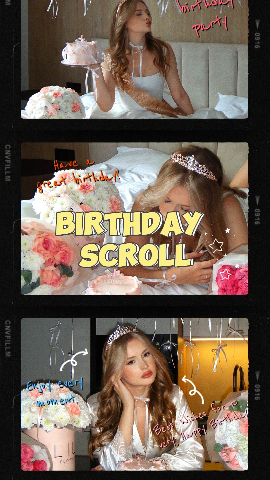 Birthday scroll