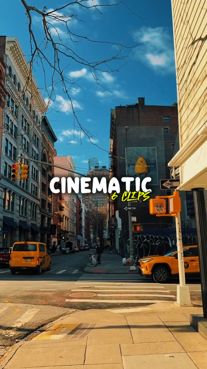 CINÉMATIQUE 6 CLIPS 