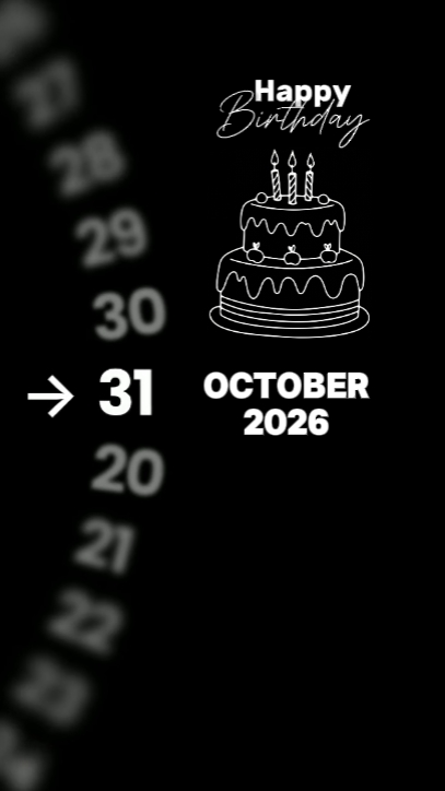 HBD 31 October