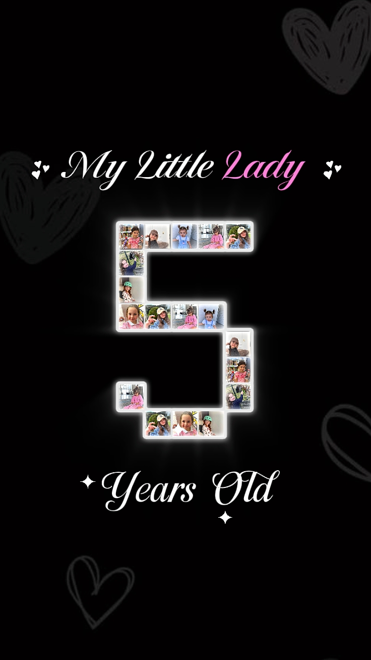Liitle Lady 5 Years
