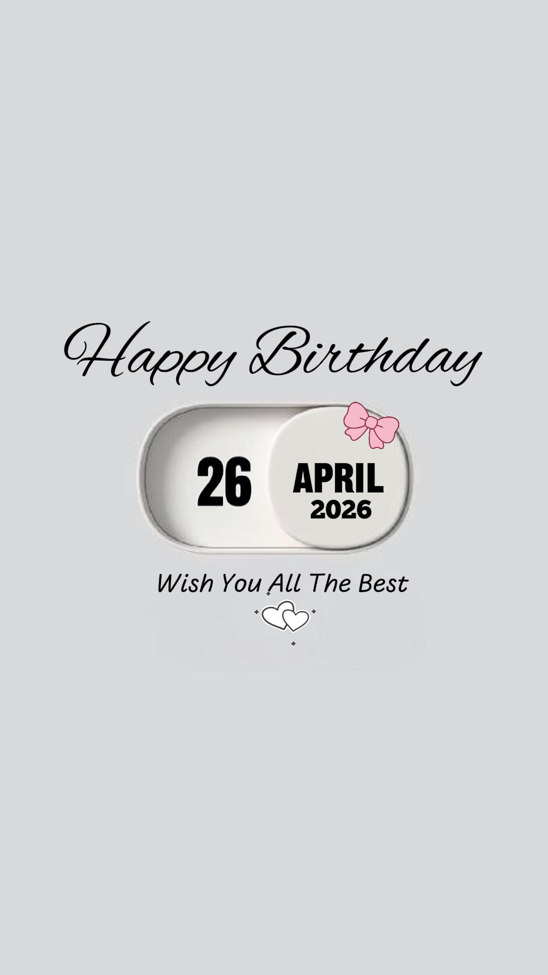 BDAY SISTER 26 APRIL