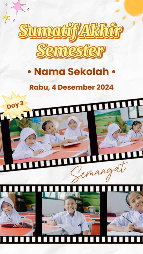 Momen Ujian Sekolah