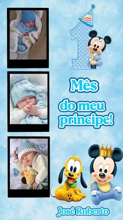 1 mês filho