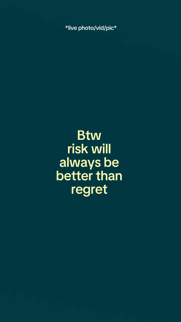 Btw risk will always