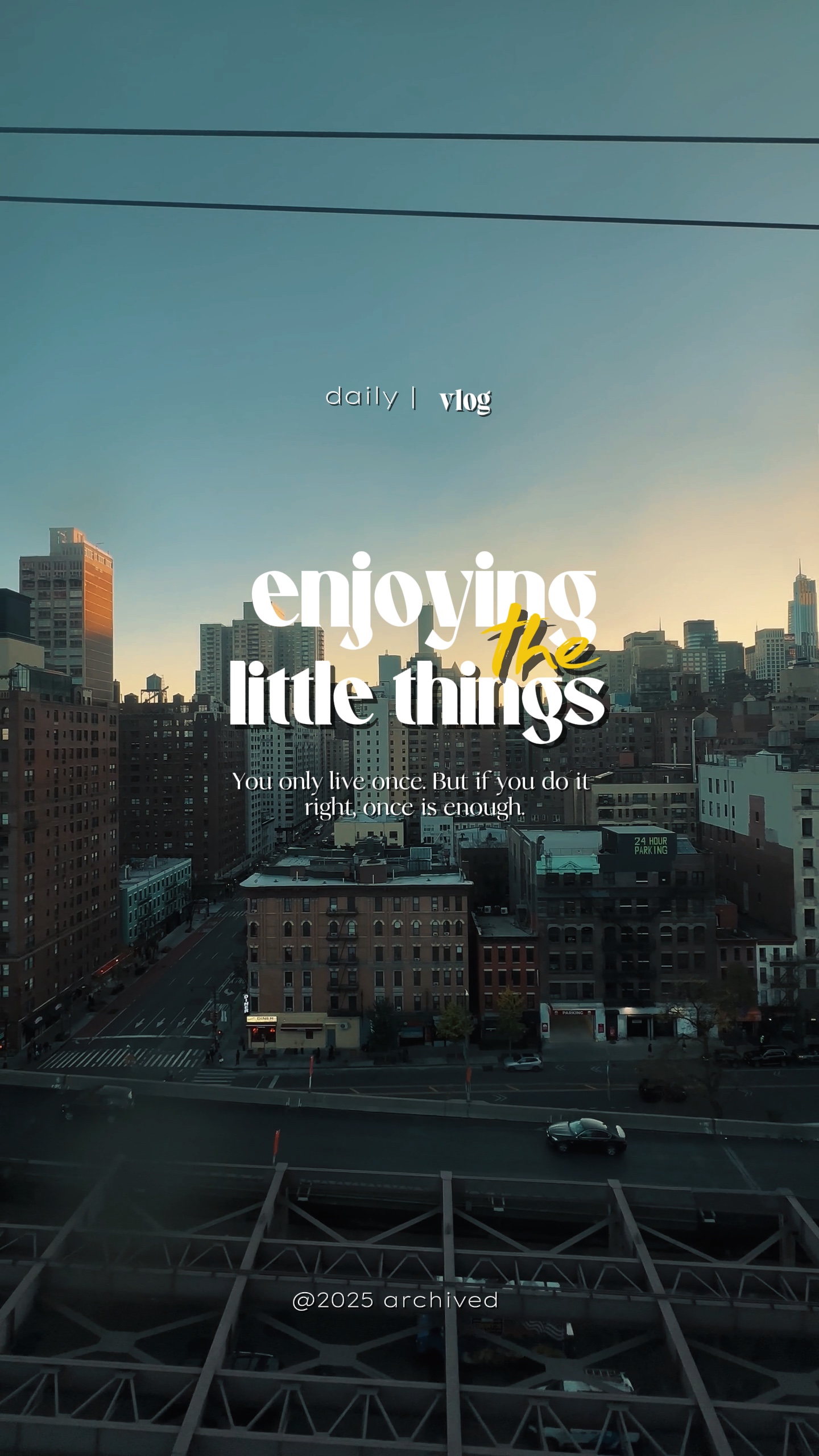 enjoy the little thi