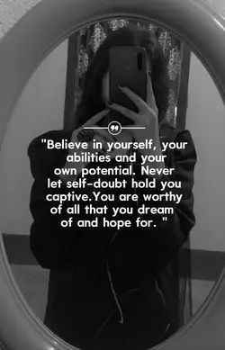 Believe in yourself