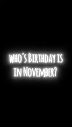 November Birthday 