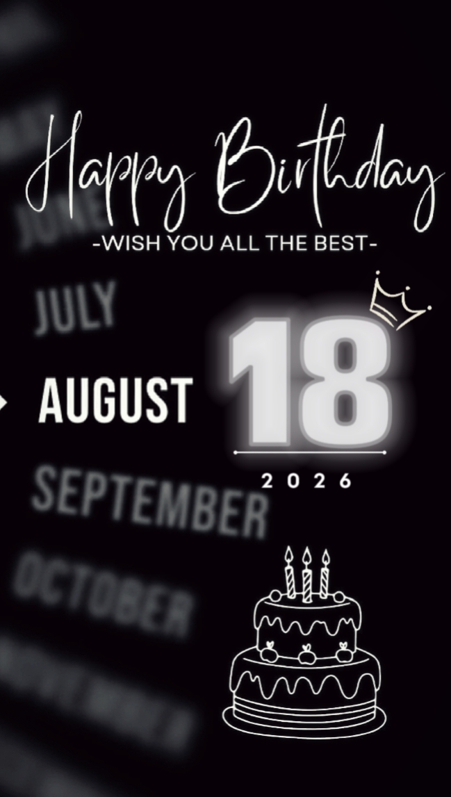 ANNIVERSAIRE MEILLEUR 18 AOÛT