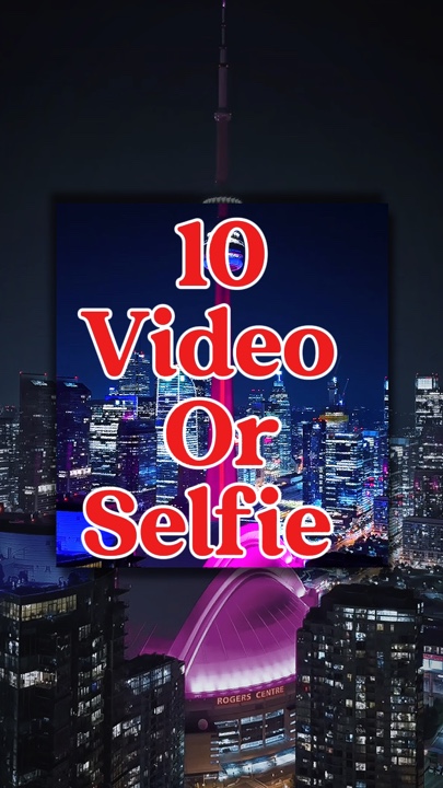 10 vídeo ou selfie 