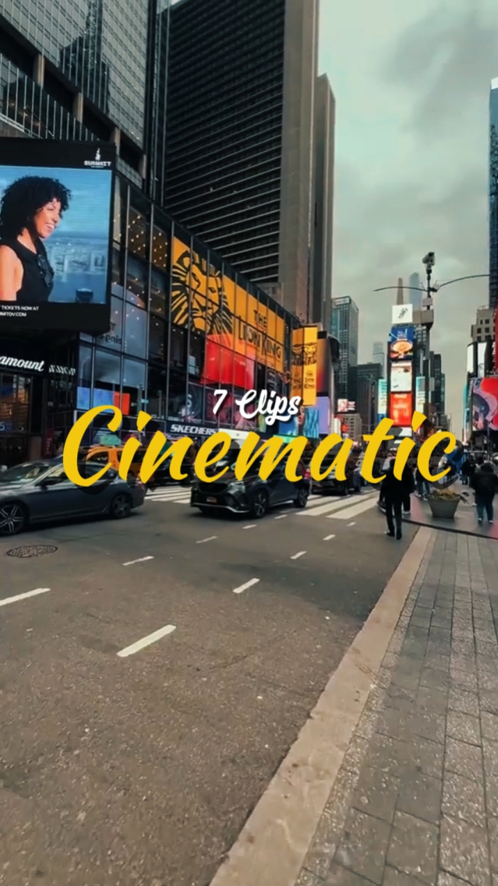7 CLIPS CINEMÁTICOS