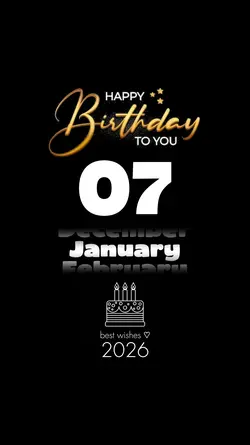 Hbd 07 January 2026