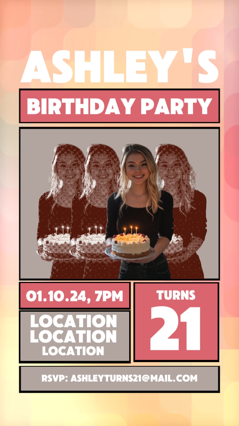 Invitación De Cumpleaños