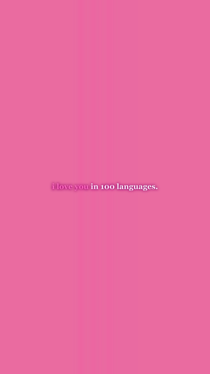 Ily em 100 idiomas