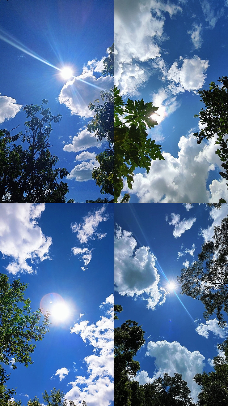 4 foto langit dan awan