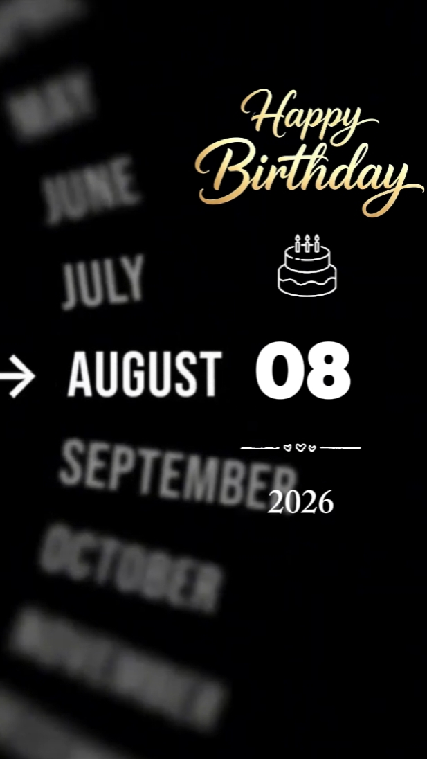 BDAY SON 08 AUGUST