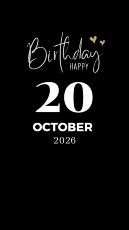 Anniversaire 20 octobre 