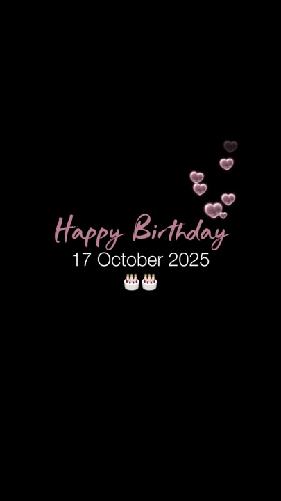 HBD 17-10-2025