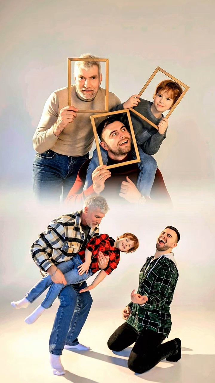 pic with dad’s 