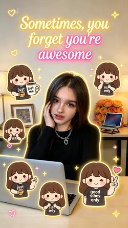AI CUTE STICKER 