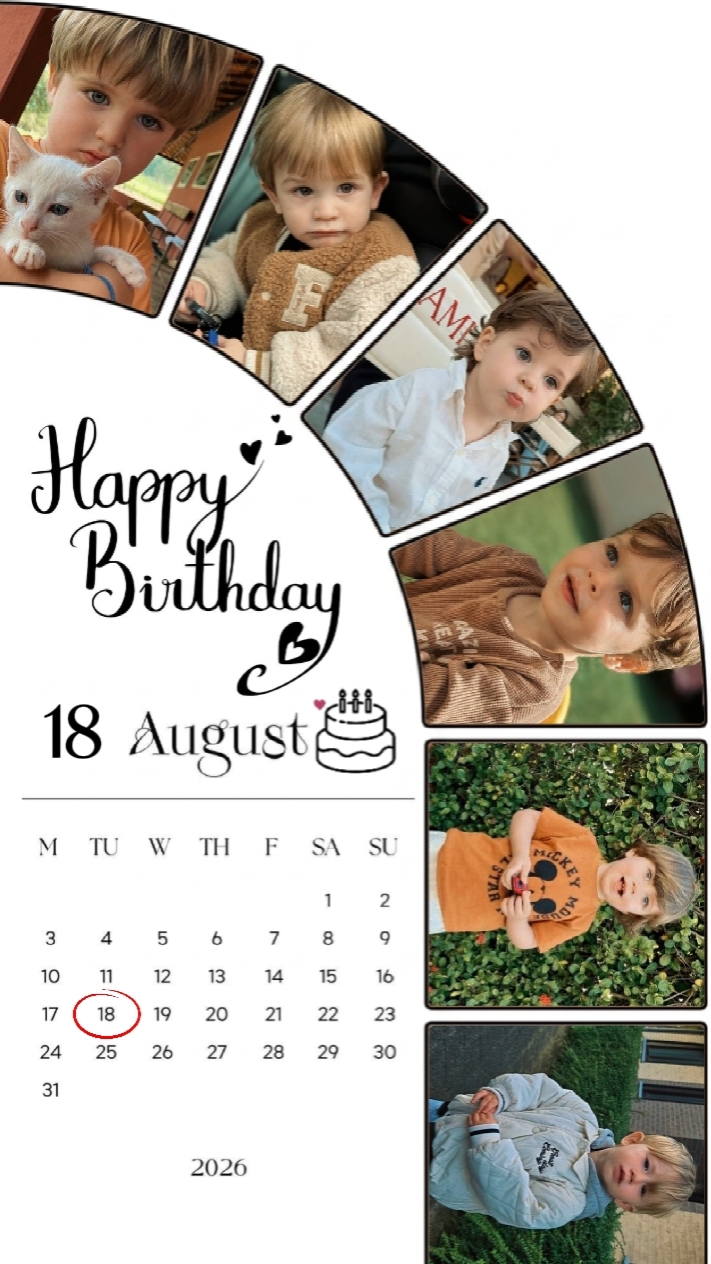 BDAY SON 18 AUGUST