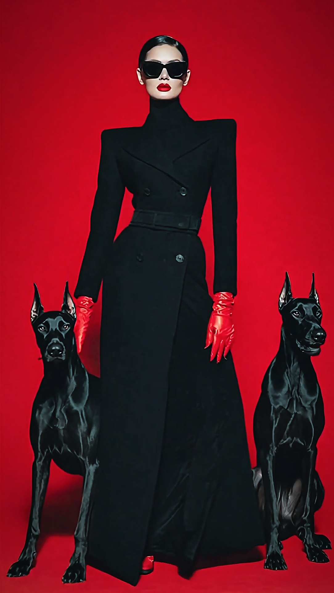 Hitam dan Merah 

