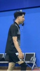 Badminton em câmera lenta