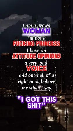 I am a grown Woman