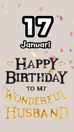 hbd husband 17 Janua