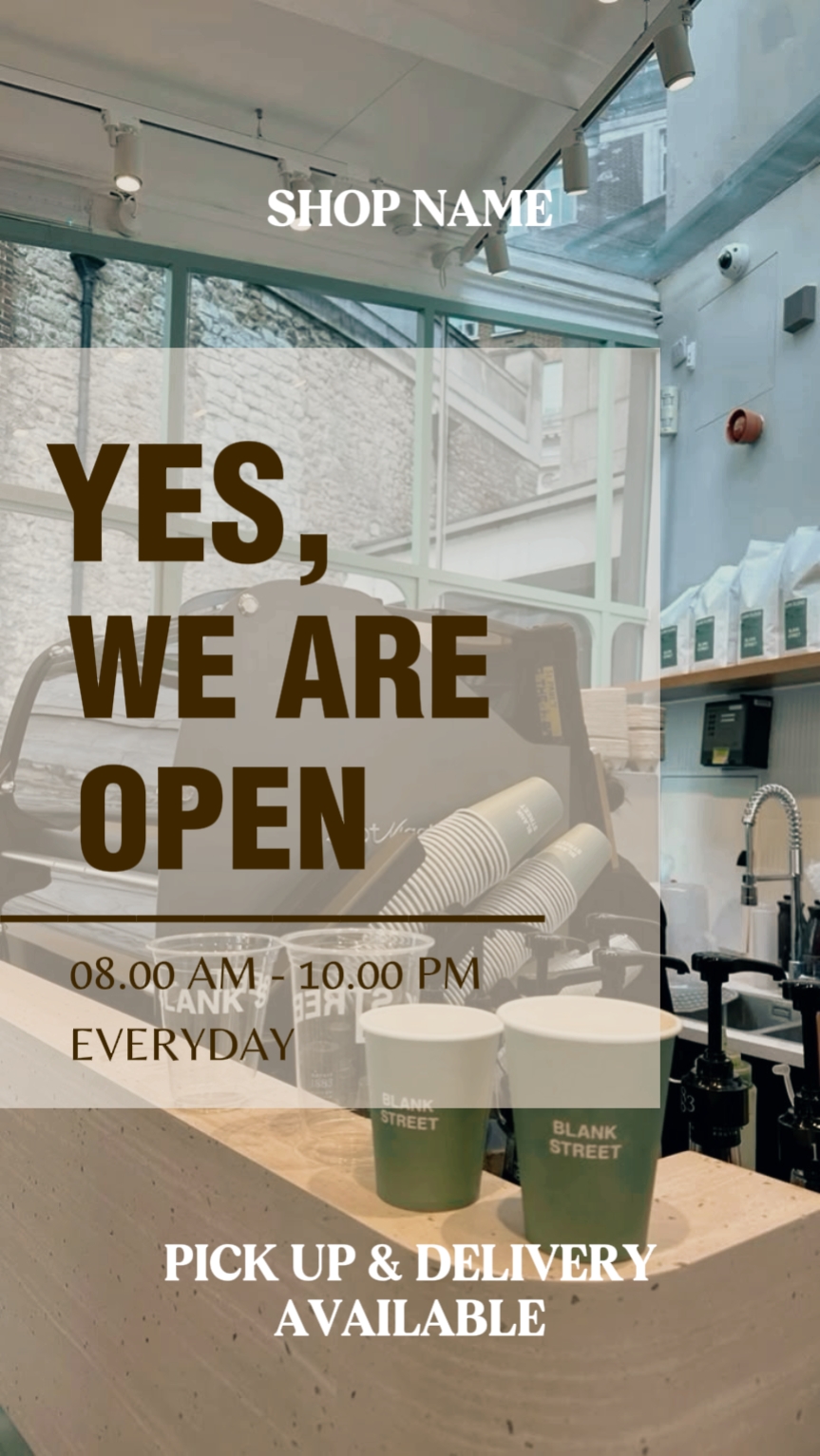 yes we're open