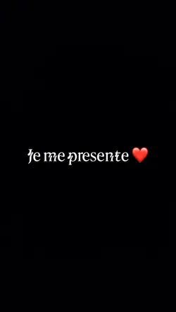PrĂ©sente toi â€ïž