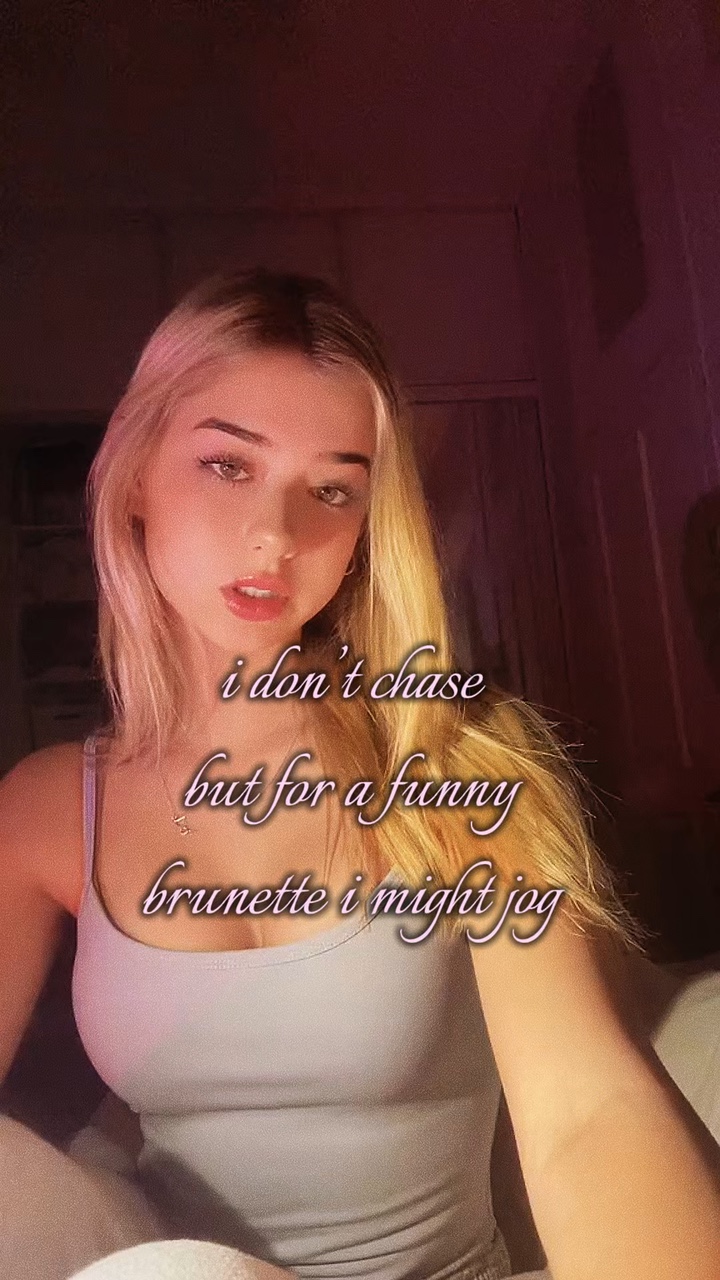 I don’t chase but