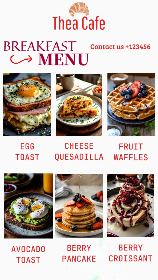 Breakfast Menu