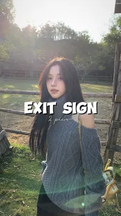 EXIT SIGN