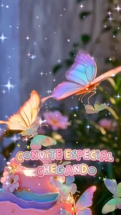 convite borboleta.