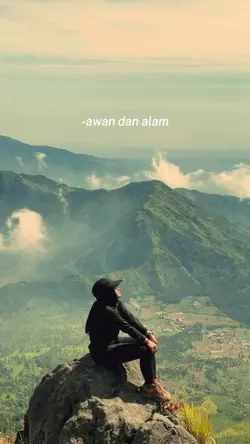 awan dan alam saling