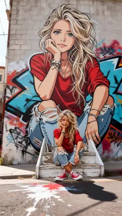 Graffiti wall