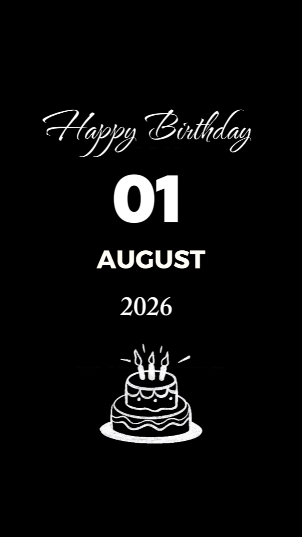 BDAY BABY 01 AUGUST