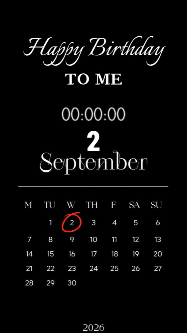 ANNIVERSAIRE 02 SEPTEMBRE 