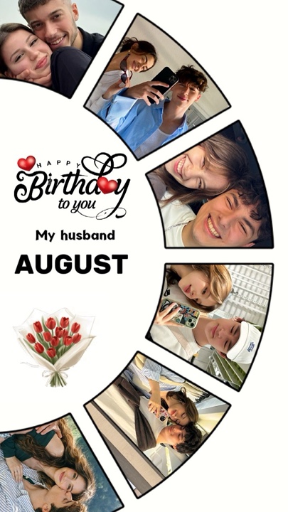 HBD MARIDO AGOSTO