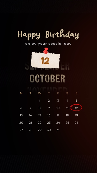 october birthday