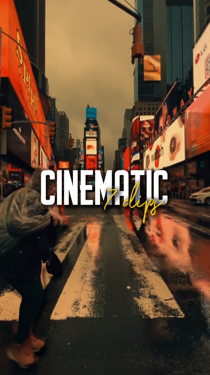 7 clipes cinematográficos 