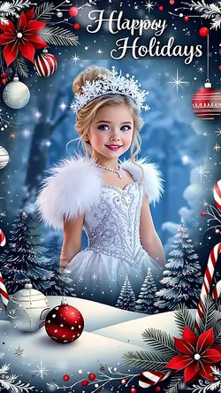 Gril christmas