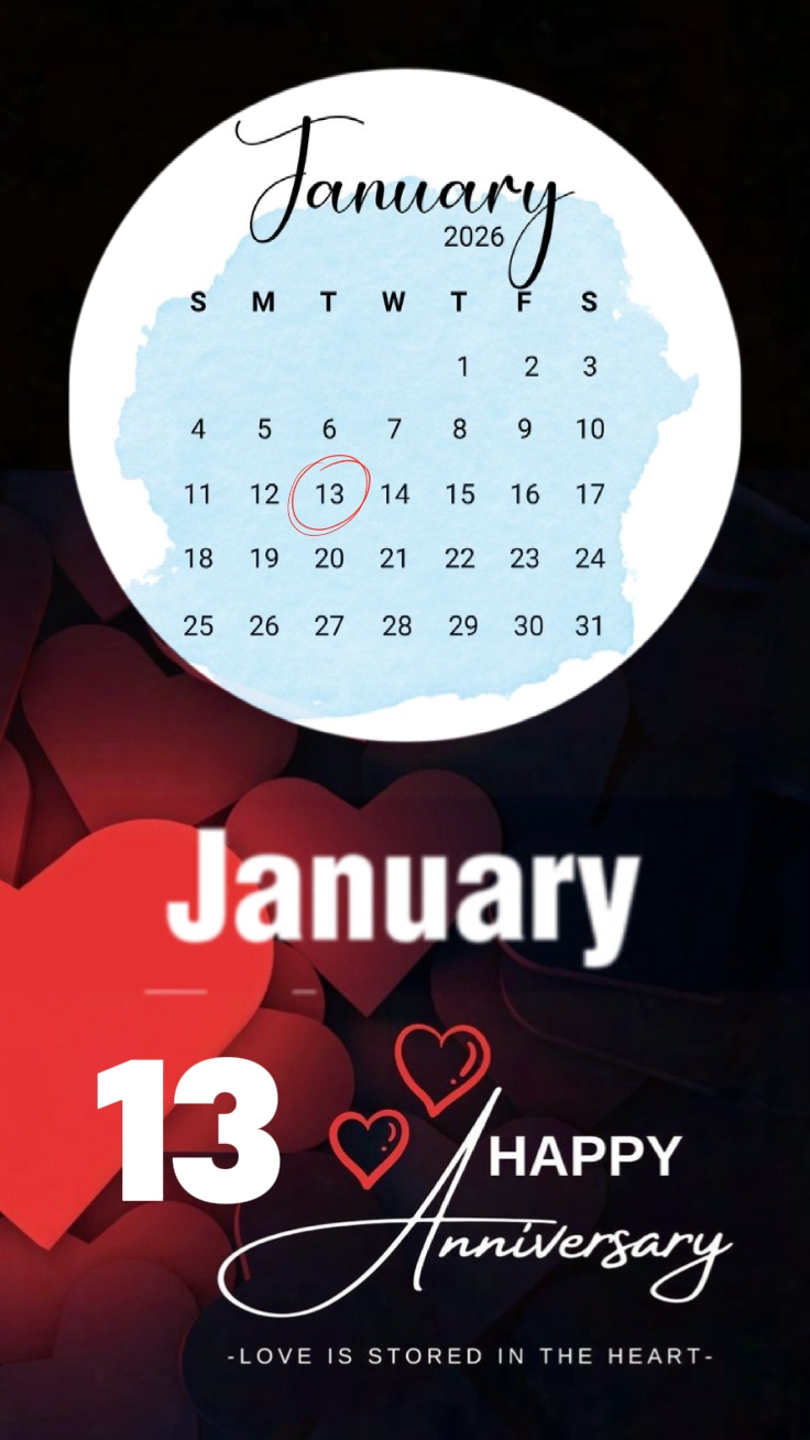 ANNIV 13 JAN 2026