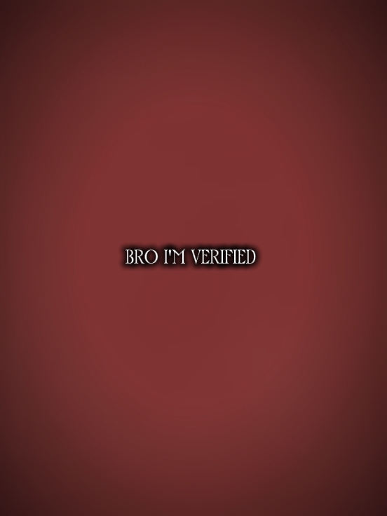 I'm verified 