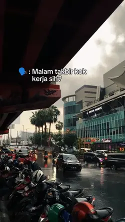 Malam takbir kerja